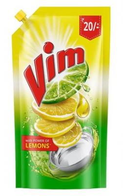 Vim Diswasher Liquid - Lemon (pouch )155ml