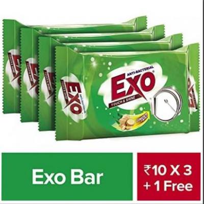 Exo Dish Shine - Bar, 125 g (3+1 pack)