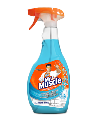 Mr Muscle Glass & Household Cleaner - Trigger Bottle 500ml