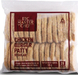 ITC MASTERCHEF CHICKEN BURGER PATTY 1.5 KG