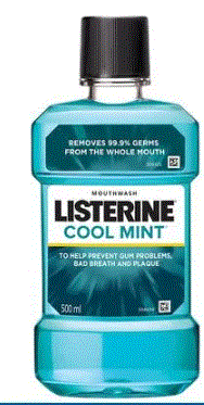 LISTERINE MOUTH WASH 250 ML COOL MINT