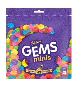 Cadbury Gems Home Treats Pack, 142.2 g