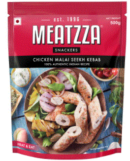 MEATZZA CHICKEN MALAI SEEKH KABAB 500 G