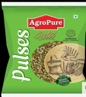 AGROPURE GOLD MOONG DAL CHILKA 500 GMS