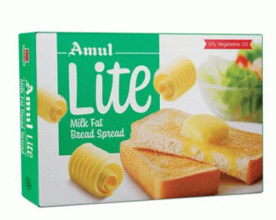 Amul Lite Milk Fat Spread,Carton 100 gm