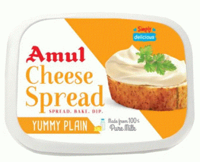 AMUL CHEESE SPREAD 200 GMS YUMMY PLAIN