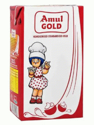 AMUL GOLD-STANDARDISED MILK 1 LTRS