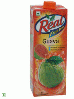 REAL GUAVA  JUICE 1 LTRS