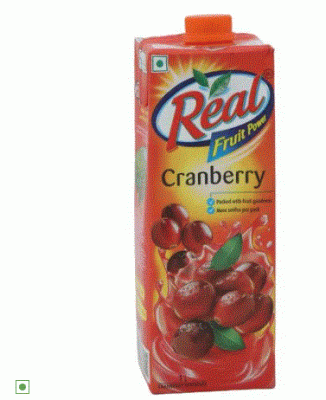 REAL CRANBERRY  1 LTRS