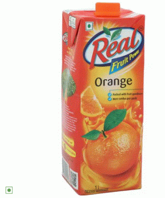 REAL ORANGE JUICE 1 LTRS