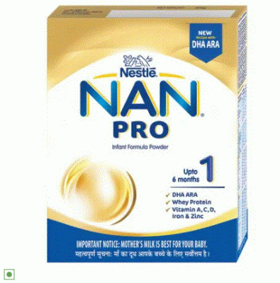 Nestle Nan Pro 1 Infant Formula Powder - Upto 6 months, Stage 1,