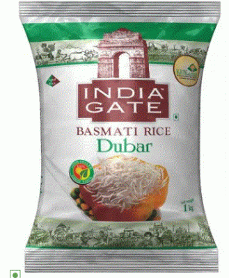 INDIA GATE BASMATI RICE 1 KGS DUBAR