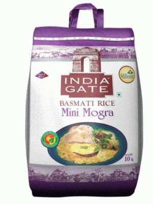 INDIA GATE BASMATI RICE 10 KGS MINI MOGRA