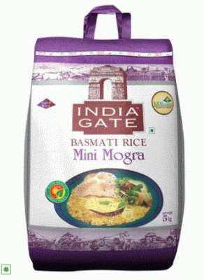 INDIA GATE BASMATI RICE 5 KGS MINI MOGRA