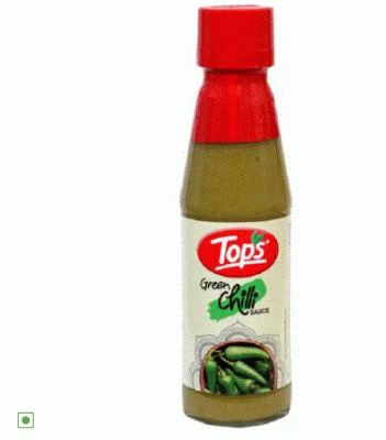 TOPS GREEN CHILLI SAUCE 200 GMS