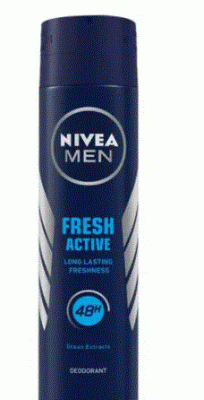 Nivea Fresh Active Men Deodorant - 48h Long lasting Freshness, 1