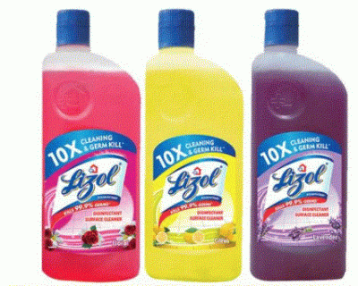 Lizol Disinfectant Surface & Floor Cleaner [Citrus + Floral & La