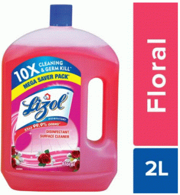 LIZOL Disinfectant Surface & Floor Cleaner Liquid - Floral, Kill