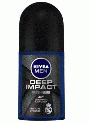 Nivea Men Deodorant Roll On - Deep Impact Freshness, 48 h Anti P