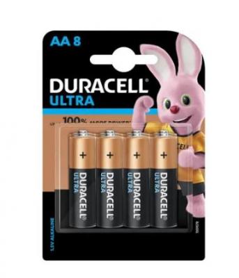 Duracell Ultra-Alkaline Battery AA, 8 pcs