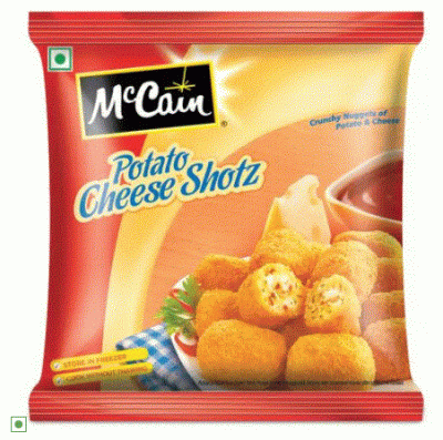 MCCAIN POTATO CHEESE SHOTZ 400 GMS