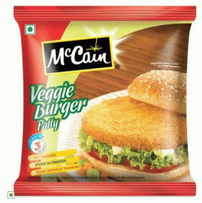 MCCAIN VEGGIE BURGER PATTY 360 GMS