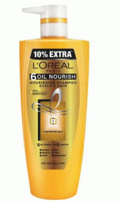 LOREAL SHAMPOO 640 ML 6 OIL NOURISH-NOURISHING