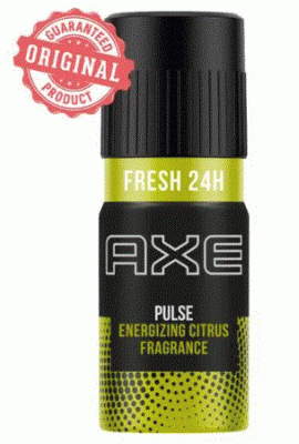 Axe Pulse Long Lasting Deodorant Body Spray For Men, 150 ml