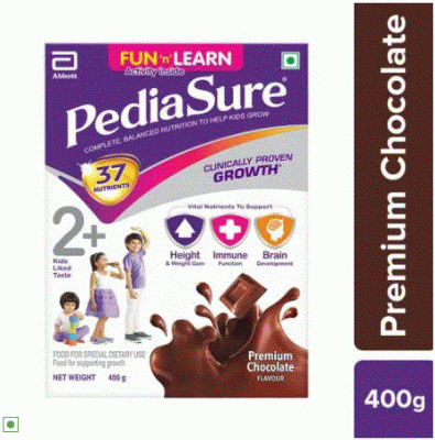 Pediasure - Complete & Balanced, Premium Chocolate, 400 g Carton