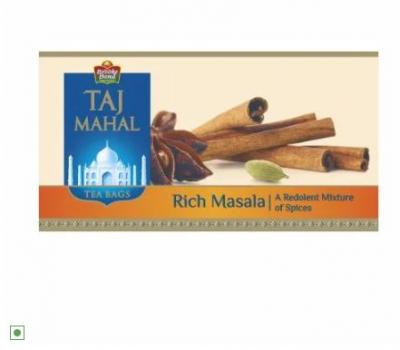 BROOKE BOND TAJ MAHAL Rich Masala TEA BAGS 25PCS