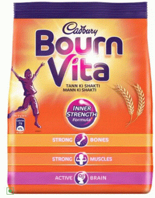 Cadbury Bournvita Chocolate Health Drink, 500 g Pouch