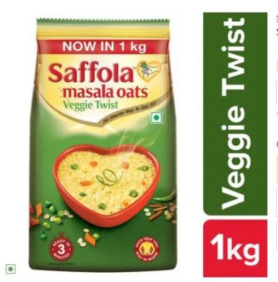 SAFFOLA MASALA OATS 1 KGS VEGGIE TWIST