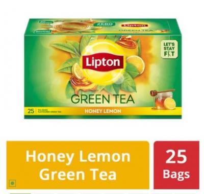 Lipton Honey Lemon Green Tea Bags, 35 g (25 Bags x 1.4 g each)