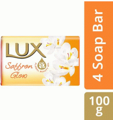 Lux Soap - Saffron, 100 g Pack of 4