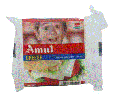 AMUL CHEESE SLICES 200 GMS 10 PCS