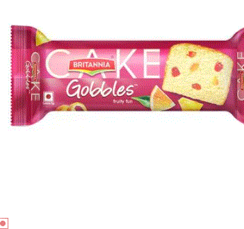 Britannia Gobbles Fruity Fun Cake, 120 g