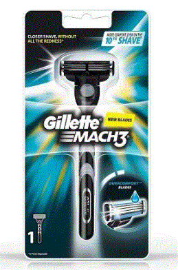 Gillette Mach3 - Manual Shaving Razor, 1 pc