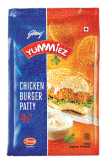 YUMMIEZ CHICKEN BURGER PATTY 300 G